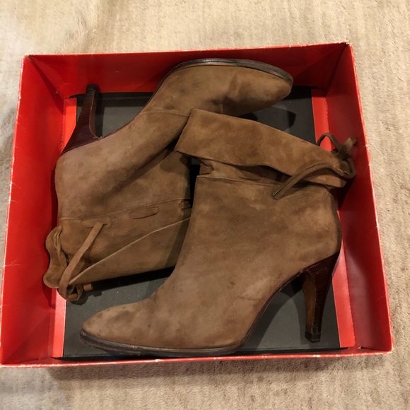 Vintage Charles Jourdan Suede Boots - Picture 3 of 5